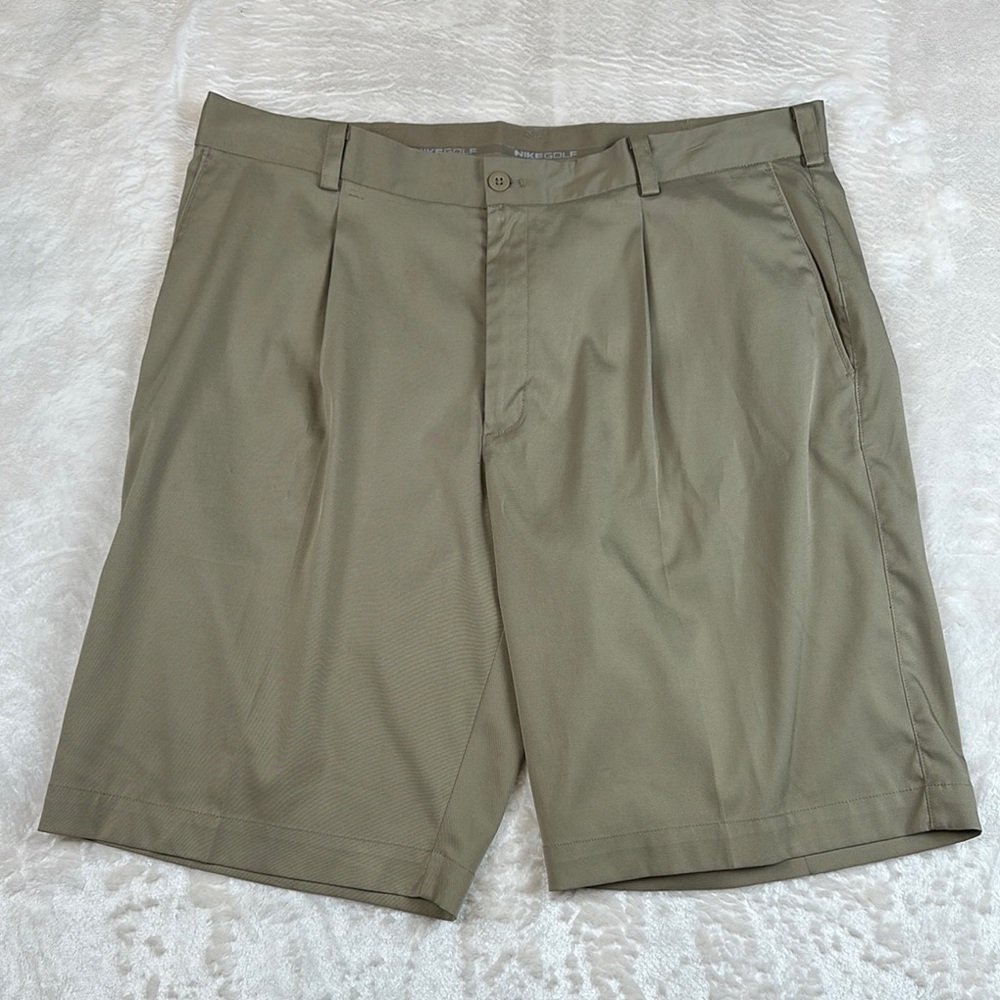 Nike Golf Tour Performance Tan Flat Front Shorts for Everyday Comfort